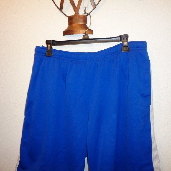 Nike Men's Blue and White Team Fit Dry Shorts Size 3XL - Picture 2 of 10